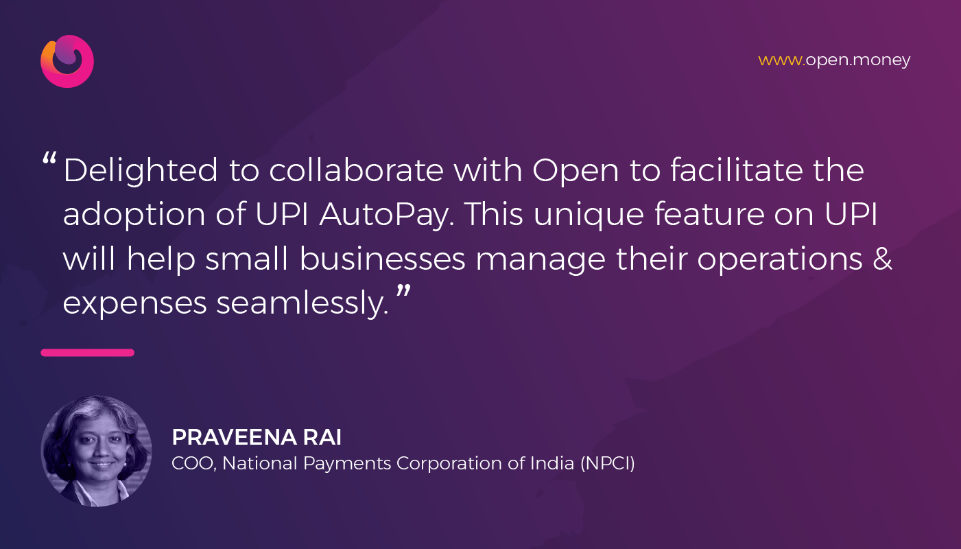 Praveena Rai NPCI | Open
