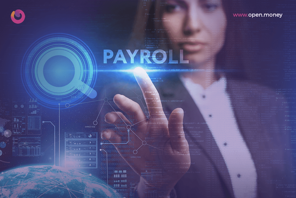 Lady processing payroll_Open Payroll