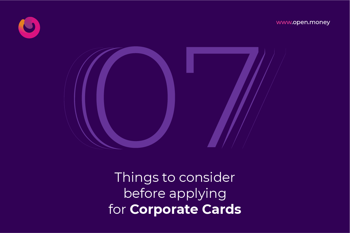 Open Corporate Business Expense Card